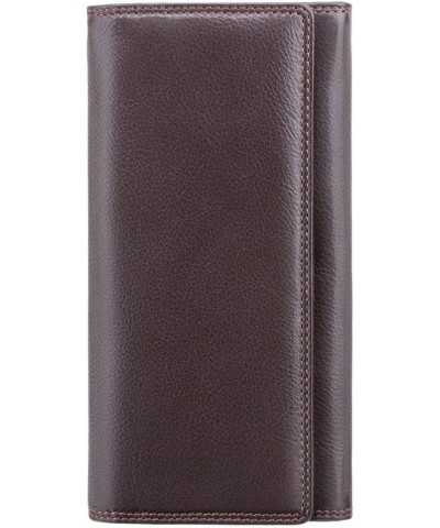 Heritage -35 Soft Leather Large Ladies Purse Wallet (Black) Brown $17.84 Wallets