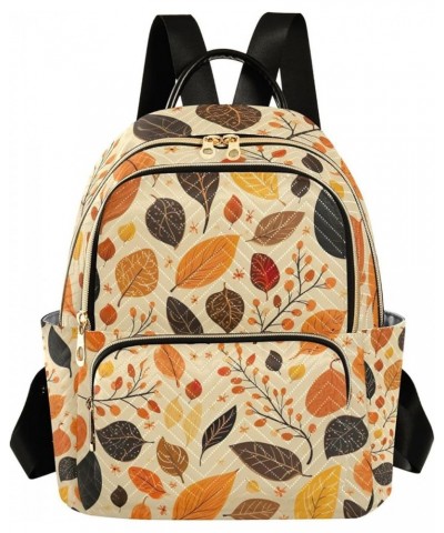 Variety of Falling Leaves Womens Fashion Backpack Purse, Summer Backpack, Stylish Backpack for Women, S Variety of Falling Le...