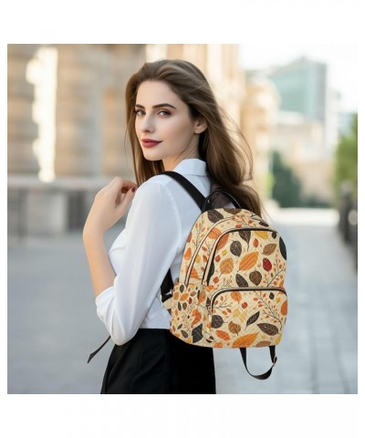 Variety of Falling Leaves Womens Fashion Backpack Purse, Summer Backpack, Stylish Backpack for Women, S Variety of Falling Le...