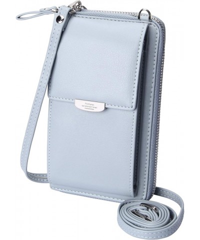 Small Crossbody Bag Cell Phone Purse Wallet with Credit Card Slots for Women A- Blue Zipper Upgraded Version $14.84 Crossbody...