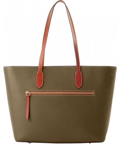 Handbag, Pebble Grain Large Tote Olive $80.00 Totes