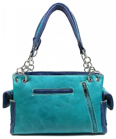 Dakota Dales Pony Horse Embroidery Mane Western Country Women Conceal Carry CCW Shoulder Handbag Purse Turquoise $28.56 Shoul...