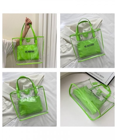 Women Fashion Laser Tote Bag Shoulder Jelly Bags Beach Bags Clutch Bag Purse Rose 2 $13.62 Totes