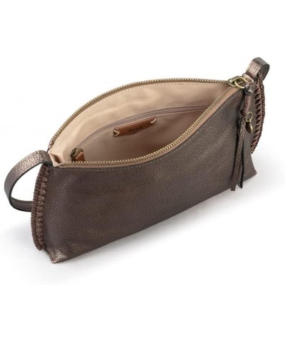 Mariposa Mini Shoulder Bag in Leather, Convertible Design Bronze $47.09 Shoulder Bags