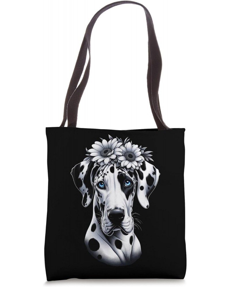 Goofy Giant Adorable Large Gentle Dog Lover Great Danes Tote Bag $11.96 Totes