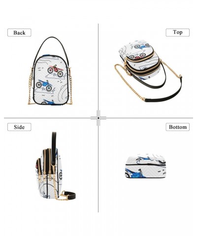 Vehicle Cell Phone Purse Motocross Bike Cute Crossbody Handbag Durable Shoulder Bag Sturdy Travel Pouch Compact Chic Bag for ...