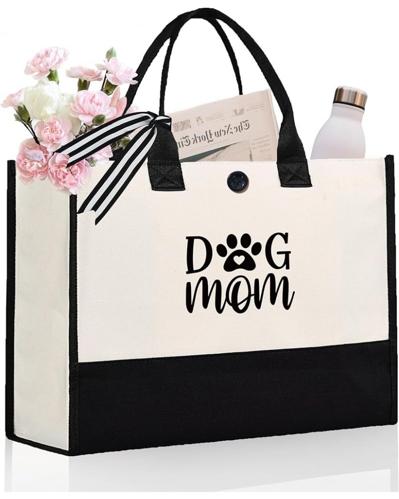 Dog Mom Gifts for Women- Canvas Tote Bag- Thoughtful Birthday Gifts for Dog Lovers, Dog Mom Mothers Day Gifts, Dog Gifts for ...