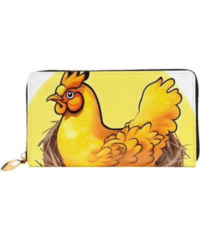 Bird'S Nest Golden ChickenWomen'S Zipped Wallet With Multiple Card Slots. With Zipped Coin Pocket. $23.29 Wallets