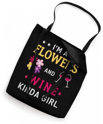 Women Flowers And Wine Plant Lover Florist Tote Bag $17.10 Totes