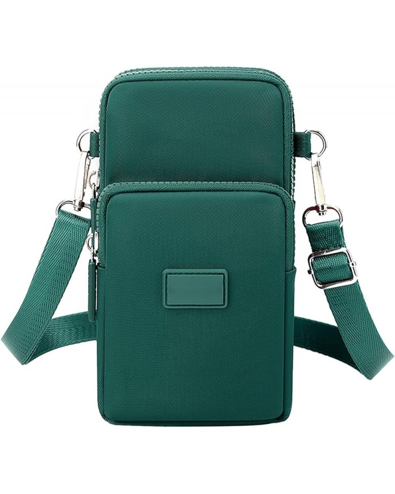 Large Womens Tote Bag Mobile Phone Bag Small Crossbody Bag Vertical Change Bag (BU2, One Size) Green $11.50 Totes