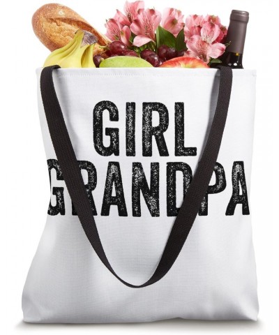 Girl Grandpa Granddad Father's Day Funny Vintage Tote Bag $11.80 Totes