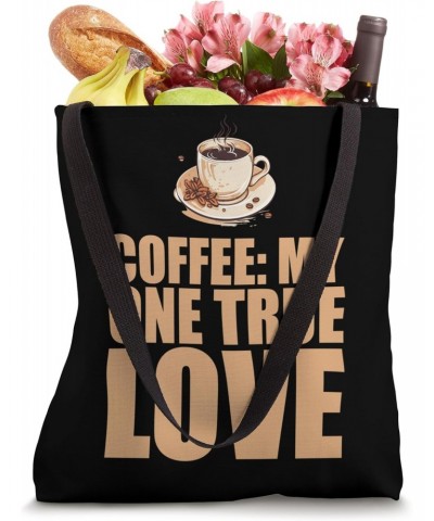 Coffee Cup Barista Coffein Morning Funny Sarcastic Coffee Tote Bag $16.72 Totes