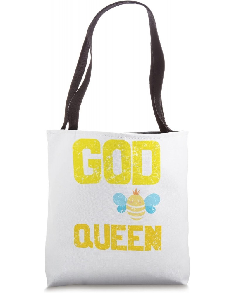 God Save the Queen Bees Earth Day World Planet Day Vintage Tote Bag $12.68 Totes