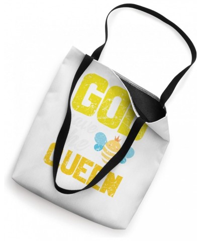 God Save the Queen Bees Earth Day World Planet Day Vintage Tote Bag $12.68 Totes