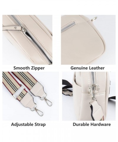 Crossbody Bag For Women Vegan Leather Camera Purses Shoulder Handbags with Wide Strap $6.59 Satchels