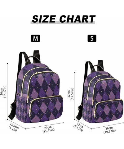 Mardi Gras Women Backpack Purple Zigzag Anti-Theft Travel Backpack with Luggage Belt Durable Handbag Lady Purse Roomy Double ...