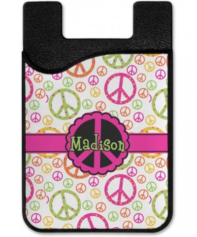 Personalized Peace Sign 2-in-1 Cell Phone Credit Card Holder & Screen Cleaner $12.70 Wallets