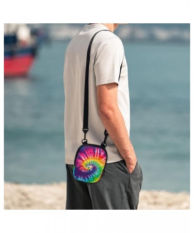 Women's Crossbody Messenger Bag for Women Girls Travel Mini Handbag Shoulder Bags Waterproof Small Purses Tie Dye $11.39 Satc...