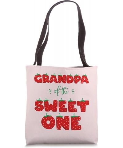 Grandpa of The Sweet One Strawberry Birthday Berry First 1st Tote Bag $15.07 Totes