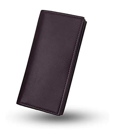 Wallet Men Wallets Classic Long Style Card Holder Male Purse Quality Zipper Large Capacity Simple Wallet for Men (Color : Gra...