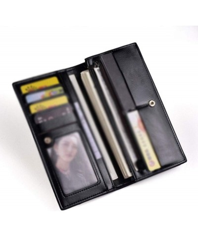 Wallet Men Wallets Classic Long Style Card Holder Male Purse Quality Zipper Large Capacity Simple Wallet for Men (Color : Gra...