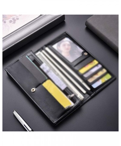 Wallet Men Wallets Classic Long Style Card Holder Male Purse Quality Zipper Large Capacity Simple Wallet for Men (Color : Gra...