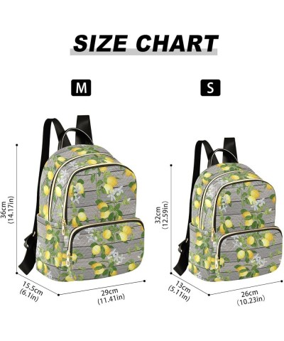 Lemon Branch Leaves Women's Backpack Purse Causal Daypack Work Travel College Business Trip Bag Shoulder Bag Medium $17.27 Ba...