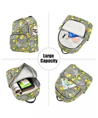 Lemon Branch Leaves Women's Backpack Purse Causal Daypack Work Travel College Business Trip Bag Shoulder Bag Medium $17.27 Ba...