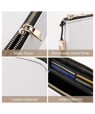 Long Clutch Wallet, Long Handbag with Wristlet Strap, PU Leather Zip Purse Multi 19 $19.03 Wristlets