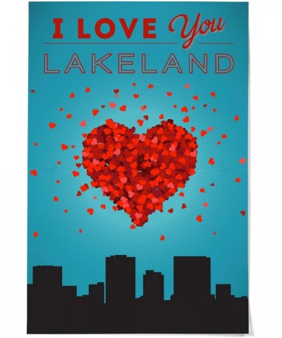 36x54 Inch Giclee Art Print Wall Decor, I Love You Lakeland, Florida $40.50 Totes