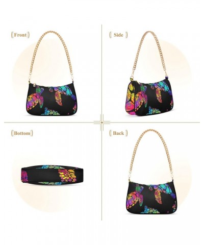 Shoulder Bag Handbags Womens Tote Chain Bag Sea Turtle Satchel Bags for Women $17.99 Satchels