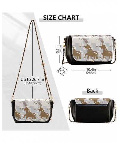 Crossbody Bags for Women Trendy Women's Black Shoulder Bag Small PU Leather Flap Cross Body Bag Handbags Pattern20 $17.21 Cro...