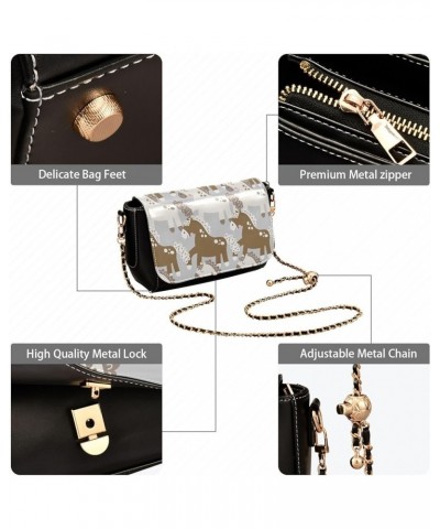 Crossbody Bags for Women Trendy Women's Black Shoulder Bag Small PU Leather Flap Cross Body Bag Handbags Pattern20 $17.21 Cro...