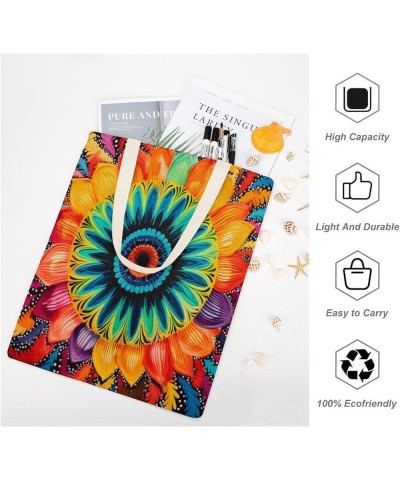 Colorful Modern Astronaut Space Tote Bag Outer Space Art Prints Cartoon Watercolor Planet Grocery Bags Gifts Totebag-7 $12.71...