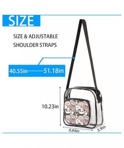 OKCELL-Clear Concert Bag-Clear Bag for Concerts,Sporting Event,Party,Festivals With Zipper Closure Multi7 $15.77 Shoulder Bags