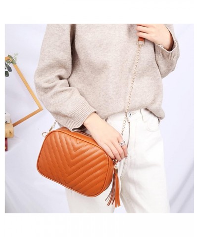 Women's PU Leather Tassel Shoulder Bag for Work Satcher Purse with Chain Strap Large Capacity Handbag Wallet Green $15.19 Sat...