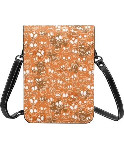 Womens Crossbody Bags Animal Footprints Phone Bag Wallet Purses Adjustable Strap Halloween Pumpkin Cat Print (10) $18.76 Cros...