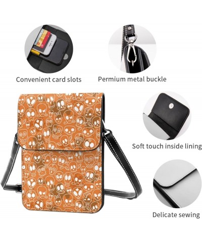 Womens Crossbody Bags Animal Footprints Phone Bag Wallet Purses Adjustable Strap Halloween Pumpkin Cat Print (10) $18.76 Cros...