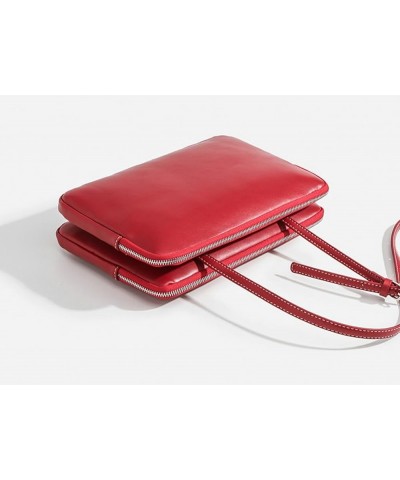 Y2k Red Purse Shoulder Crossbody Bag Women Satchel Bag Hobo Bags Trendy Chic Phone Purse Bag Tote Hobo Handbag 2023 Red $17.2...