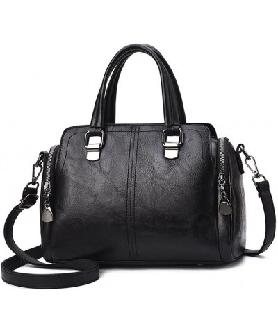 Shoulder Bag For Women Young Lady Shoulder Bag Messenger Bag Lady Handbag Black $48.39 Shoulder Bags