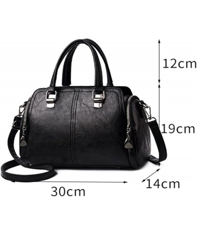 Shoulder Bag For Women Young Lady Shoulder Bag Messenger Bag Lady Handbag Black $48.39 Shoulder Bags