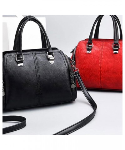 Shoulder Bag For Women Young Lady Shoulder Bag Messenger Bag Lady Handbag Black $48.39 Shoulder Bags