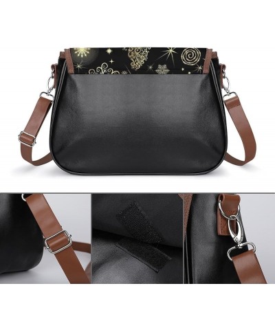 Women's Vintage Crossbody Bag Fashion Shoulder Bag Purse With Adjustable Strap Color1072 $17.81 Totes