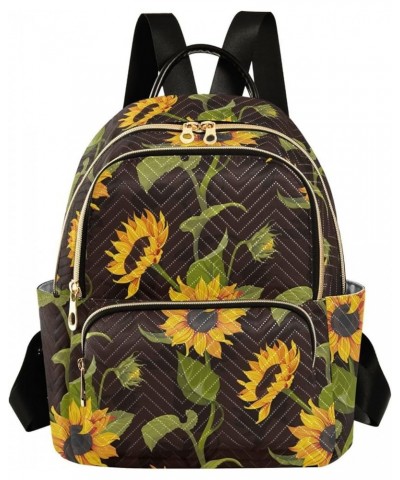 Sunflower Backpack Purse for Women Anti-theft Small Fashion Travel Backpack HandBag Back Pack Lady Gifts,M Small $18.19 Backp...