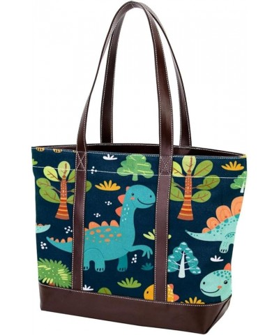 Tote Bag, Large Tote Bag, Tote Bag with Zipper, Tropical Colorful Banana Leaf, Totes for Women Design 4989 $23.03 Totes