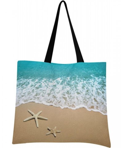 Handbags and Purse Ocean Beach Sand Starfish for Women Tote Bag Large Capacity Top Ocean Sand Storage Handle Shopper Shoulder...