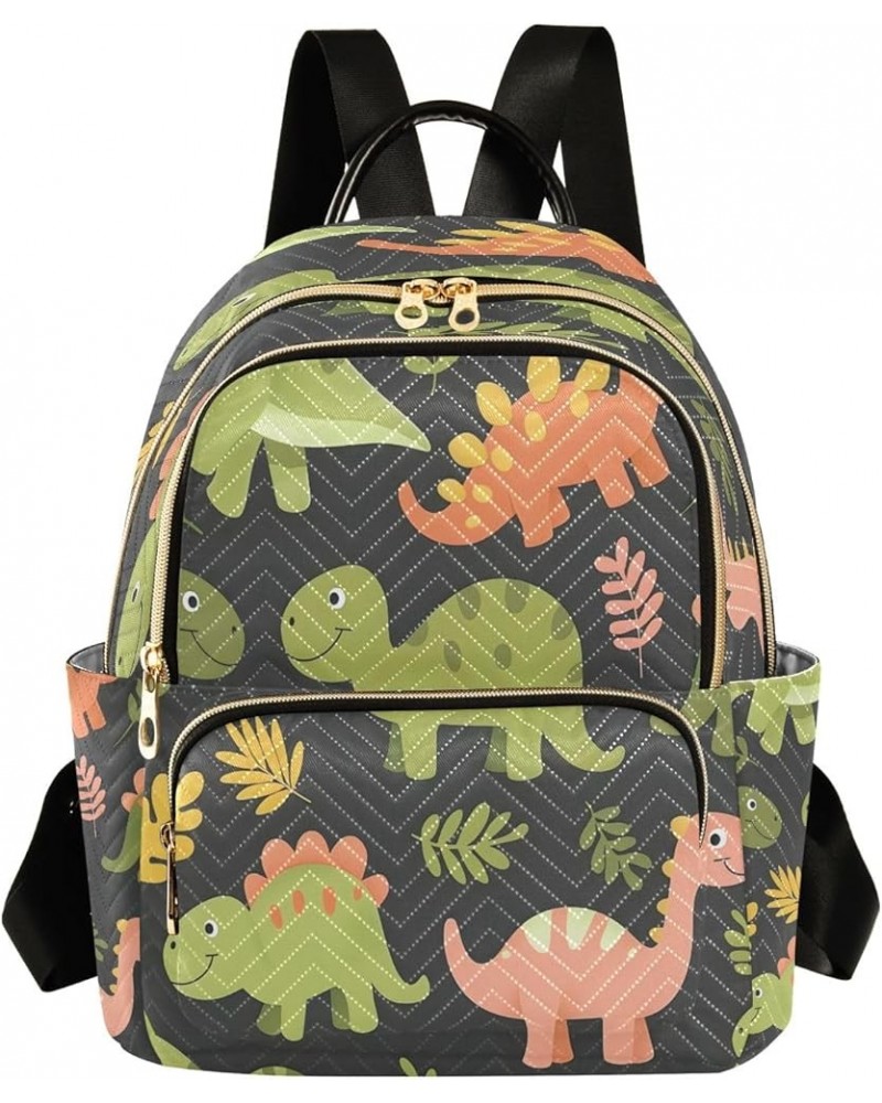 Dinosaur Fashion Backpack Purse Ladies Fashion Rucksack Travel Shoulder Bag Casual Daily Backpack Medium $15.18 Backpacks