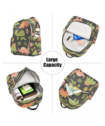 Dinosaur Fashion Backpack Purse Ladies Fashion Rucksack Travel Shoulder Bag Casual Daily Backpack Medium $15.18 Backpacks