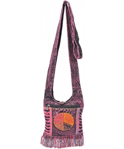 Small Hippie Bag | Phone Purse Crossbody, Small Crossbody Bag for Women, Travel Purse, Small Boho Bag Pink-peace $12.99 Hobo ...