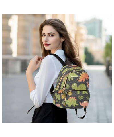 Dinosaur Fashion Backpack Purse Ladies Fashion Rucksack Travel Shoulder Bag Casual Daily Backpack Medium $15.18 Backpacks